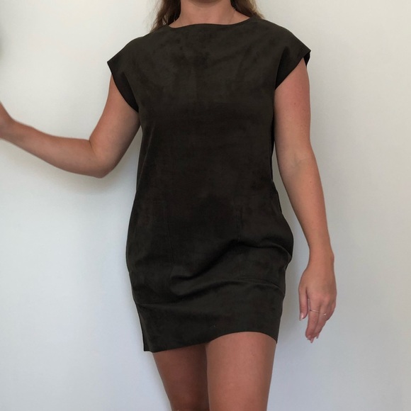 Aritzia Suede Dress - Picture 3 of 5